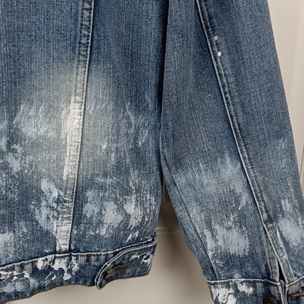Reason Distressed Denim Jacket. - image 8